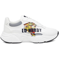 Chaussures Baskets mode Ed Hardy Insert runner-tiger-white/multi Blanc