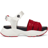 Chaussures Femme Sandales sport Ed Hardy Overlap sandal red/white Rouge