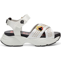 Chaussures Femme Sandales et Nu-pieds Ed Hardy - Flaming sandal white Blanc