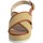 Chaussures Femme Sandales et Nu-pieds The Divine Factory Sandale Compensee TDF4108 Beige