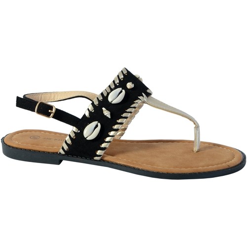 Chaussures Femme Sandales et Nu-pieds Sandale Compensee Ql3928ry Sandale TX3961 Noir