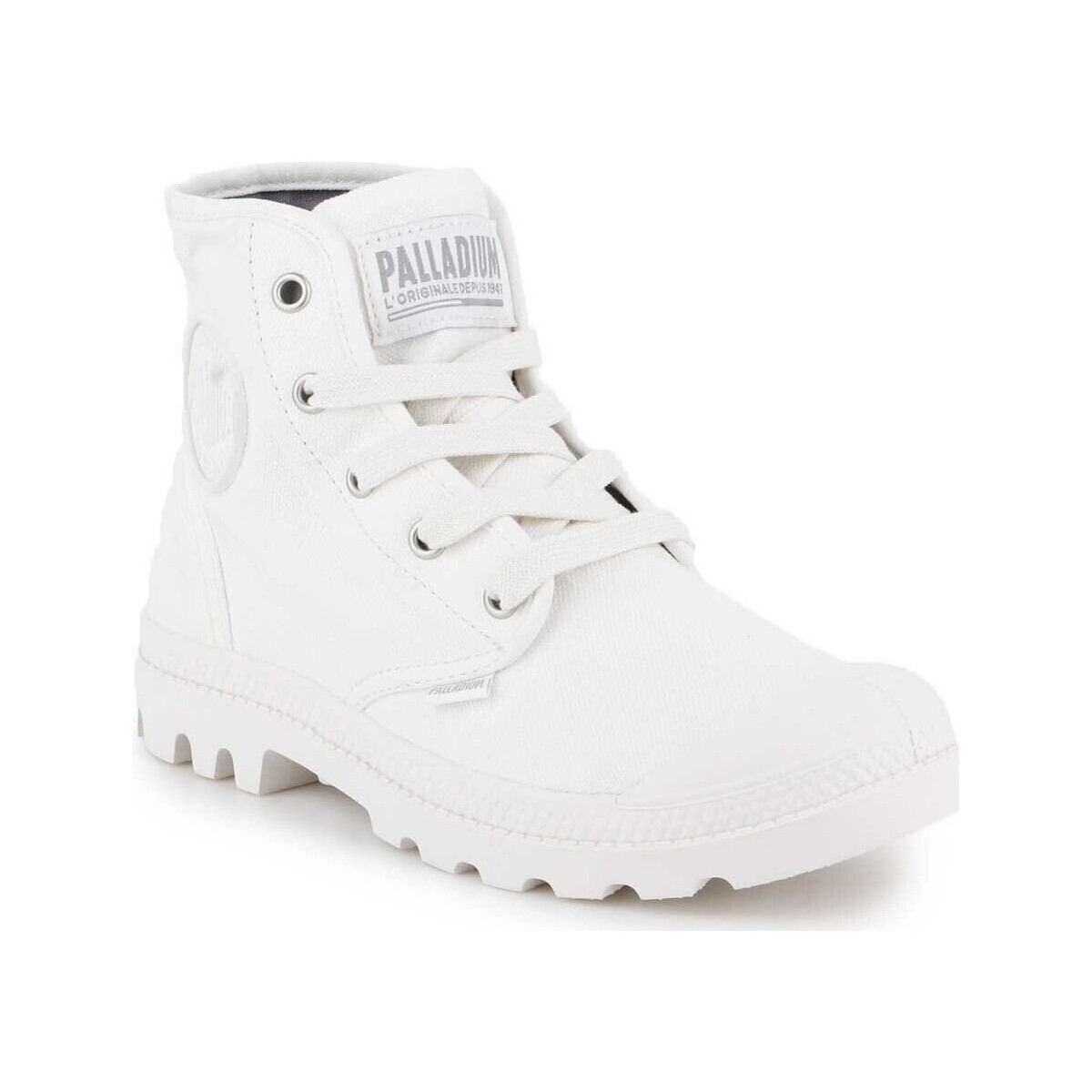 Chaussures Femme Baskets montantes Palladium US Pampa HI F 92352-116-M Blanc
