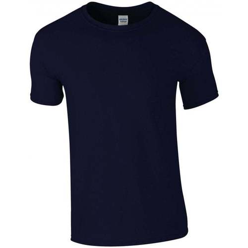 Vêtements m2010417a T-shirts manches longues Gildan Soft Style Bleu