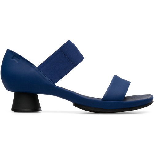 Chaussures Femme Sandales et Nu-pieds Camper Sandales élastiques à talons cuir Alright Sandal Bleu