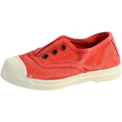 Chaussures Fille Tongs Natural World Tennis  Ingles Elastico Enzimatico 470E Rouge
