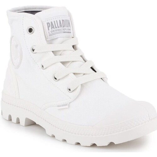Chaussures Femme Baskets montantes Palladium US Pampa HI Blanc
