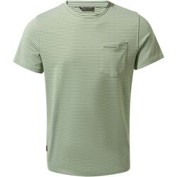 Vêtements Homme T-shirts manches courtes Craghoppers  Vert/blanc