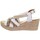 Chaussures Femme Sandales et Nu-pieds Marila Compensées  ref_48944 multi Blanc