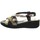 Chaussures Femme Sandales et Nu-pieds Marila Sandales plates  ref_48942 Multi Noir