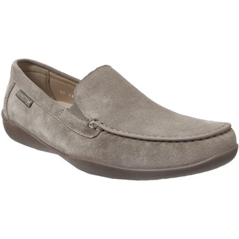 Chaussures Homme Mocassins Mephisto Ianik Taupe Velours