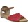 Chaussures Femme Sandales et Nu-pieds Pinaz 324 Rouge