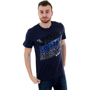 Vêtements Homme T-shirts Charcoal manches courtes Diesel 00S3F-0091-8AT NAVY Bleu