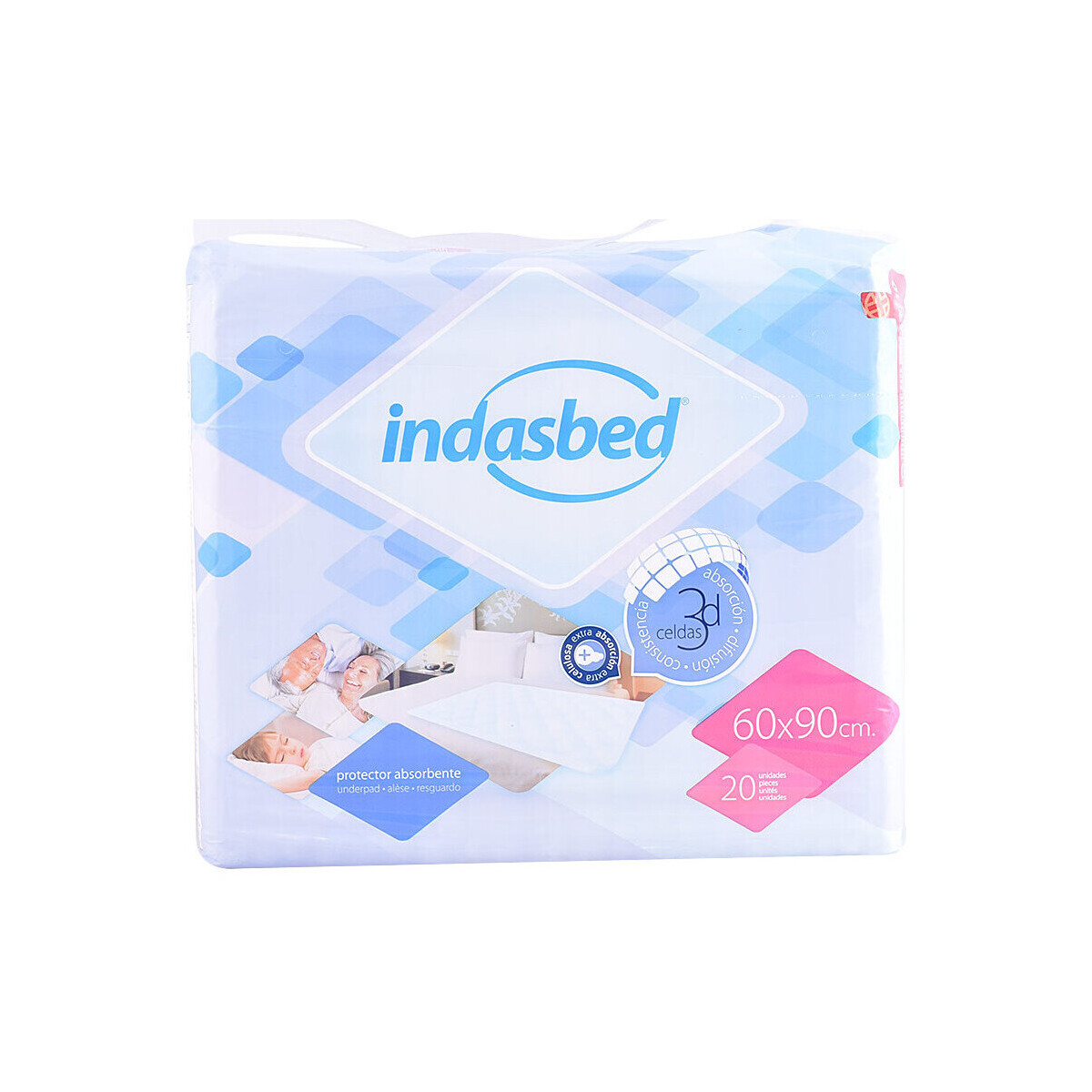 Beauté Accessoires corps Indasec Indasbed Protector Absorbente 60x90 Cm 