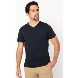 Vêtements Homme Ea7 Emporio Armani chest logo-print T-shirt TBS ESSENVER Bleu marine