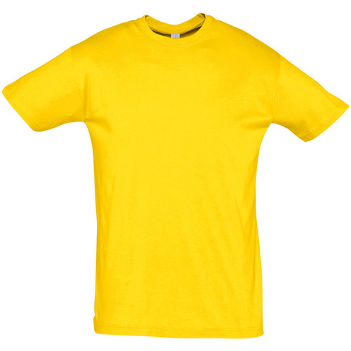 Vêtements T-shirts manches courtes Sols REGENT COLORS MEN Jaune