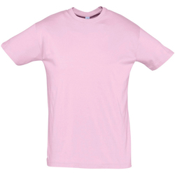 Vêtements T-shirts manches courtes Sols REGENT COLORS MEN Rose