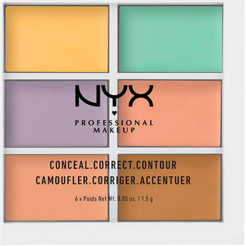 Beauté Femme Fonds de teint & Bases Nyx Professional Make Up Conceal Correct Contour Palette 6 X 1,5 Gr 