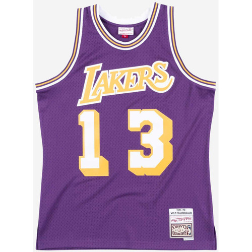 Vêtements T-shirts manches courtes Mitchell And Ness Maillot NBA Wilt Chamberlain L Multicolore