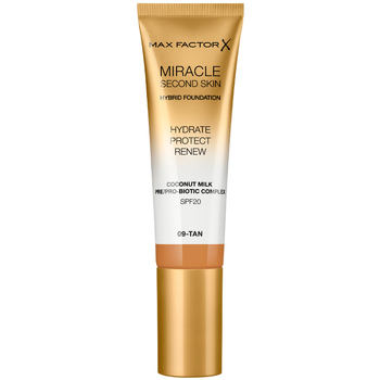 Beauté Fonds de teint & Bases Max Factor Miracle Touch Second Skin Found.spf20 9-tan 