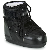 Chaussures Bottines Bottines d’hiver Moon boot Bottine d\u2019hiver noir-gris clair imprim\u00e9 avec th\u00e8me 
