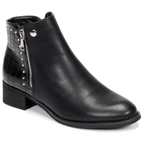 Chaussures Femme Boots chevron adidas superstar rood heren women ALINE Noir