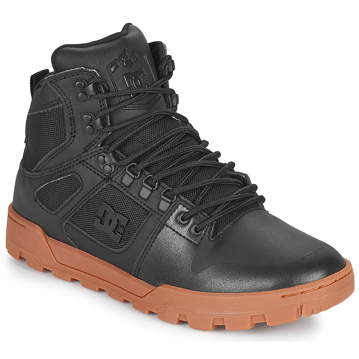 Chaussures Homme Baskets montantes DC Shoes PURE HIGH TOP WR BOOT Noir