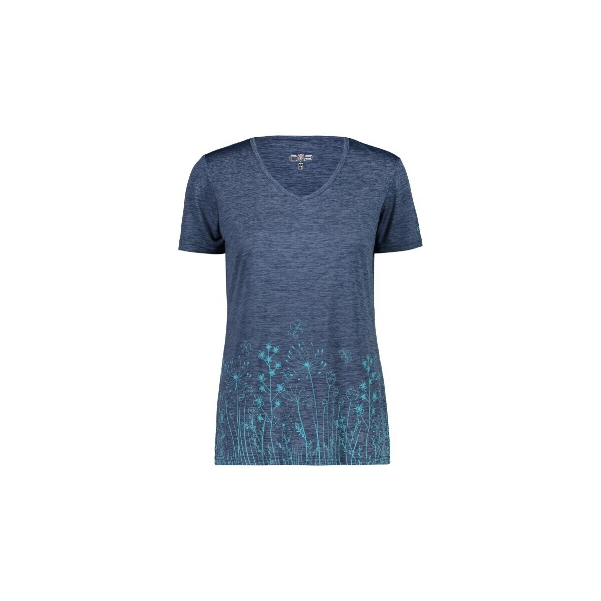 Vêtements Femme T-shirts & Polos Cmp - Tee-shirt Femme - Bleu Autres