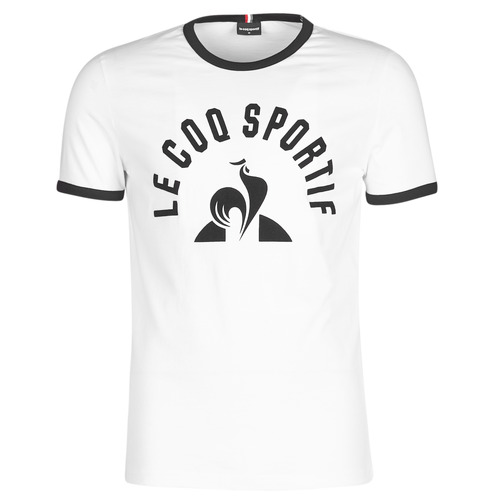 Vêtements Le Coq Sportif ESS TEE SS N°3 M Blanc - Livraison Gratuite 