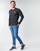 Vêtements Homme T-shirts manches longues Emporio Armani EA7 Czapki i kapeluszeA7 TRAIN CORE ID M TEE LS ST Noir / Logo straight-fit