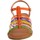 Chaussures Femme Sandales et Nu-pieds The Divine Factory Sandale Orange