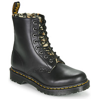 Chaussures Femme Boots Dr Martens 1460 SERENA FLUFF Noir / Leopard