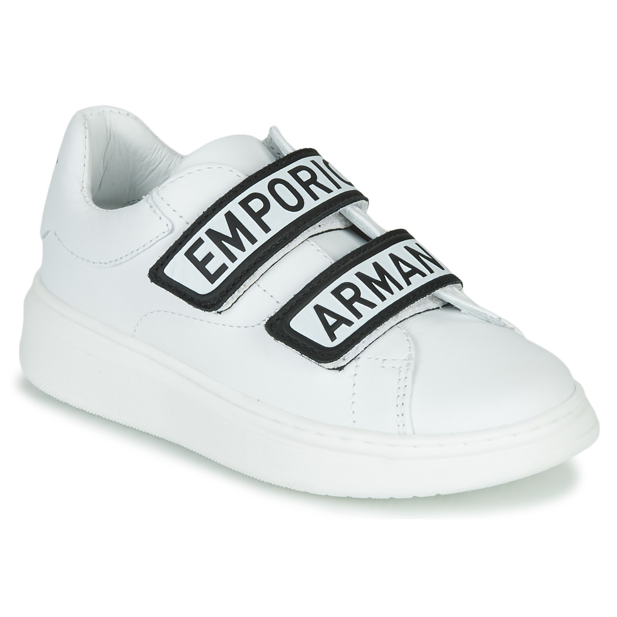Chaussures Enfant Baskets basses Emporio Armani rac XYX007-XCC70 Blanc / Noir
