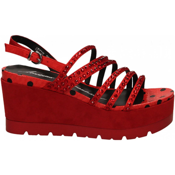 Chaussures Femme Sandales et Nu-pieds Luciano Barachini RASO/WIPS POIS Rouge