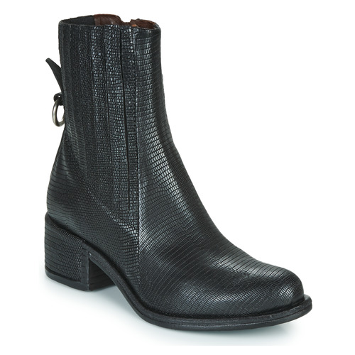Chaussures Femme Boots Walk & Fly OPEA CHELS Noir