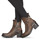 Chaussures Femme HUGO Icelin Run Sneakers in maglia nere grigie NOVA 17 Marron