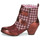 Chaussures Femme Boots Irregular Choice TOO HEARTS Bordeaux