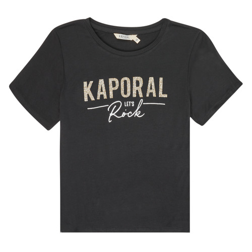 Vêtements Fille T-shirts manches courtes Kaporal MAPIK Noir