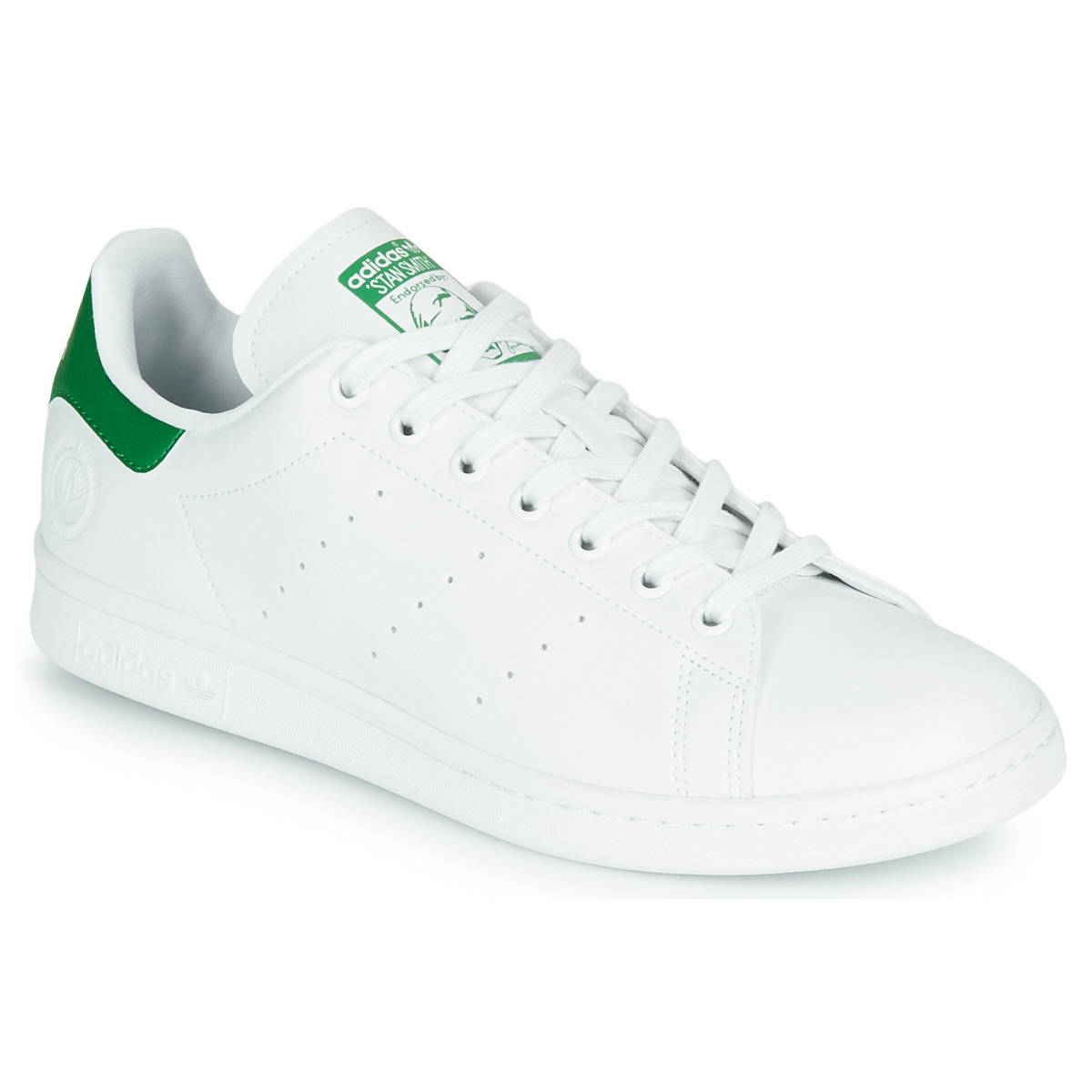 Chaussures Baskets basses adidas Originals STAN SMITH VEGAN Blanc / Vert