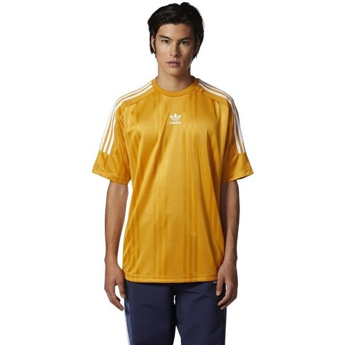Vêtements Homme T-shirts manches courtes adidas Originals Originals Jacquard 3 Stripes Tshirt Jaune