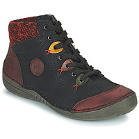 Chaussures Femme Boots Rieker 52513-36 Noir / Bordeaux
