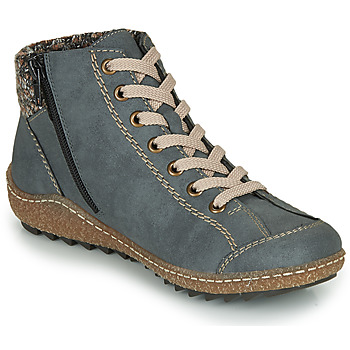 Chaussures Femme Boots Rieker L7543-14 Bleu