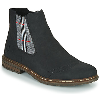 Chaussures Femme Boots Rieker 71072-02 Noir / Multicolore