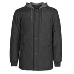 Brunello Cucinelli Drawstring Hood Mid-length Zipped Jacket