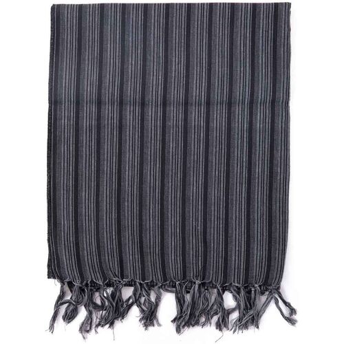 Fantazia Foulard cheche baba cool stripes noir gris Noir - Accessoires  textile echarpe Femme 7,00 €