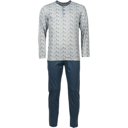 Vêtements Homme Pyjamas / Chemises de nuit Christian Cane Pyjama coton Wish Bleu canard