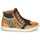 Chaussures Femme Baskets montantes Pataugas JULIA/PO F4F Cognac / Leopard