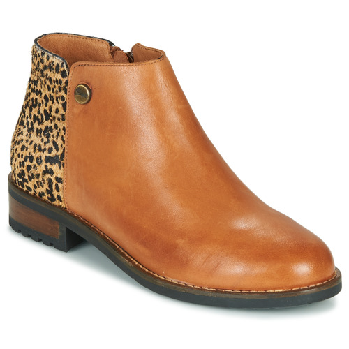 Chaussures Femme Boots Loretta Pataugas MEGAN/PO F4F Camel