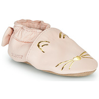 Chaussures Fille Chaussons Robeez GOLDY CAT Rose / Doré
