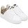 Chaussures Femme Baskets mode Ed Hardy Wild low top white leopard Blanc