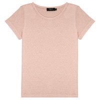 Vêtements Fille T-shirts manches courtes Deeluxe GLITTER Rose